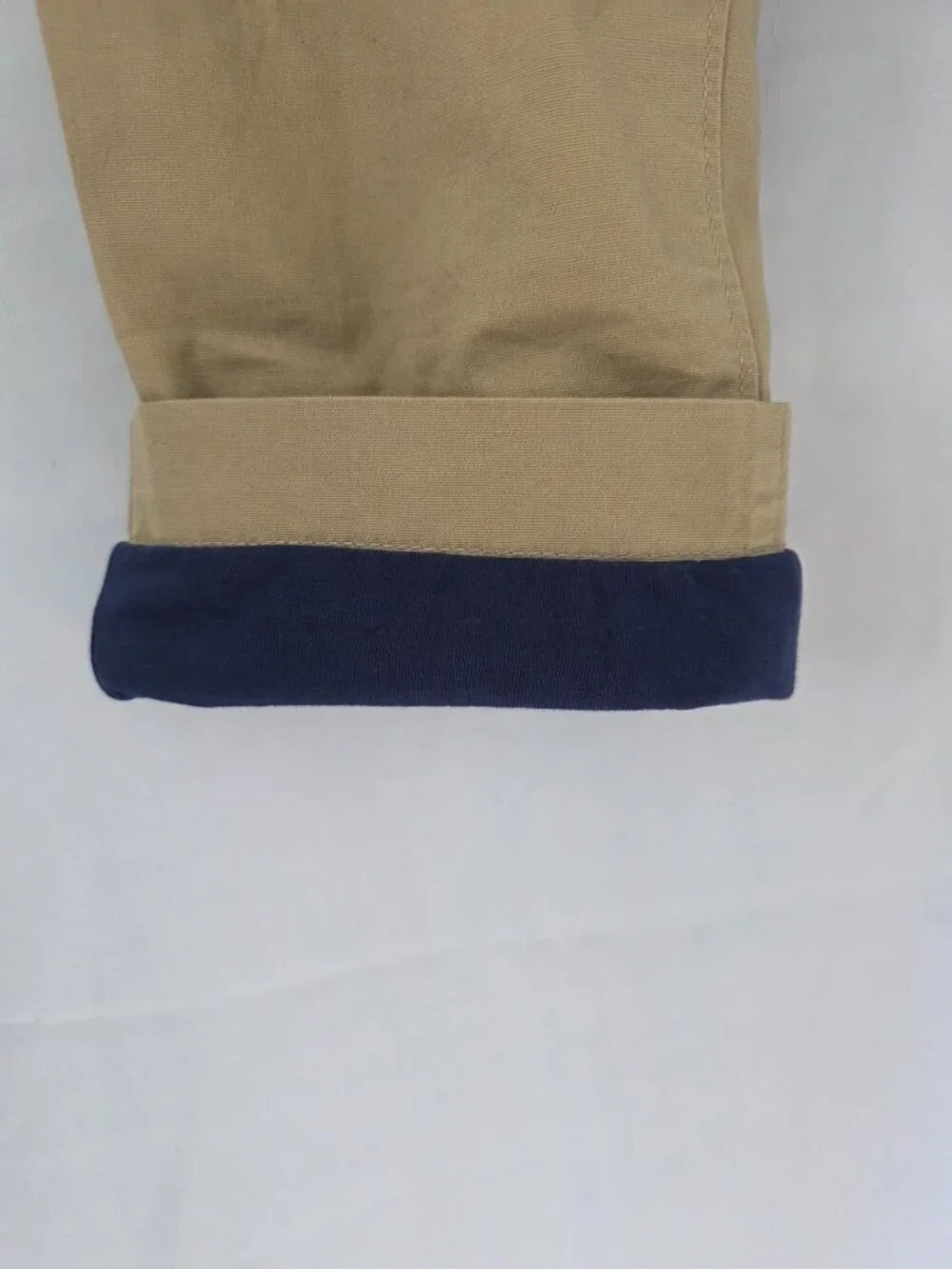 Boys Lined Khakis, Lands' End, Size Small (6-7)
